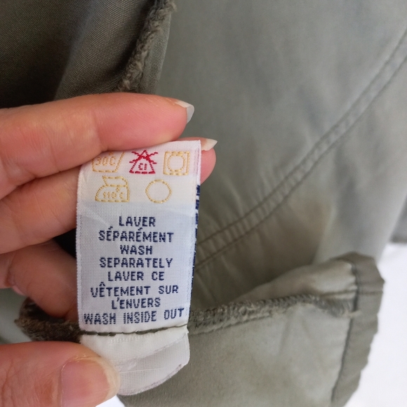 Penningtons Plus Women's Embroidered Olive Green Shirt/Jacket Size 24 =2X - Picture 13 of 17